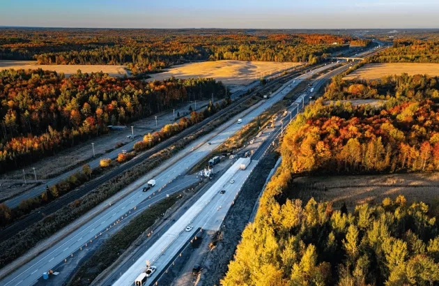 ÉLARGISSEMENT DE L'AUTOROUTE 20